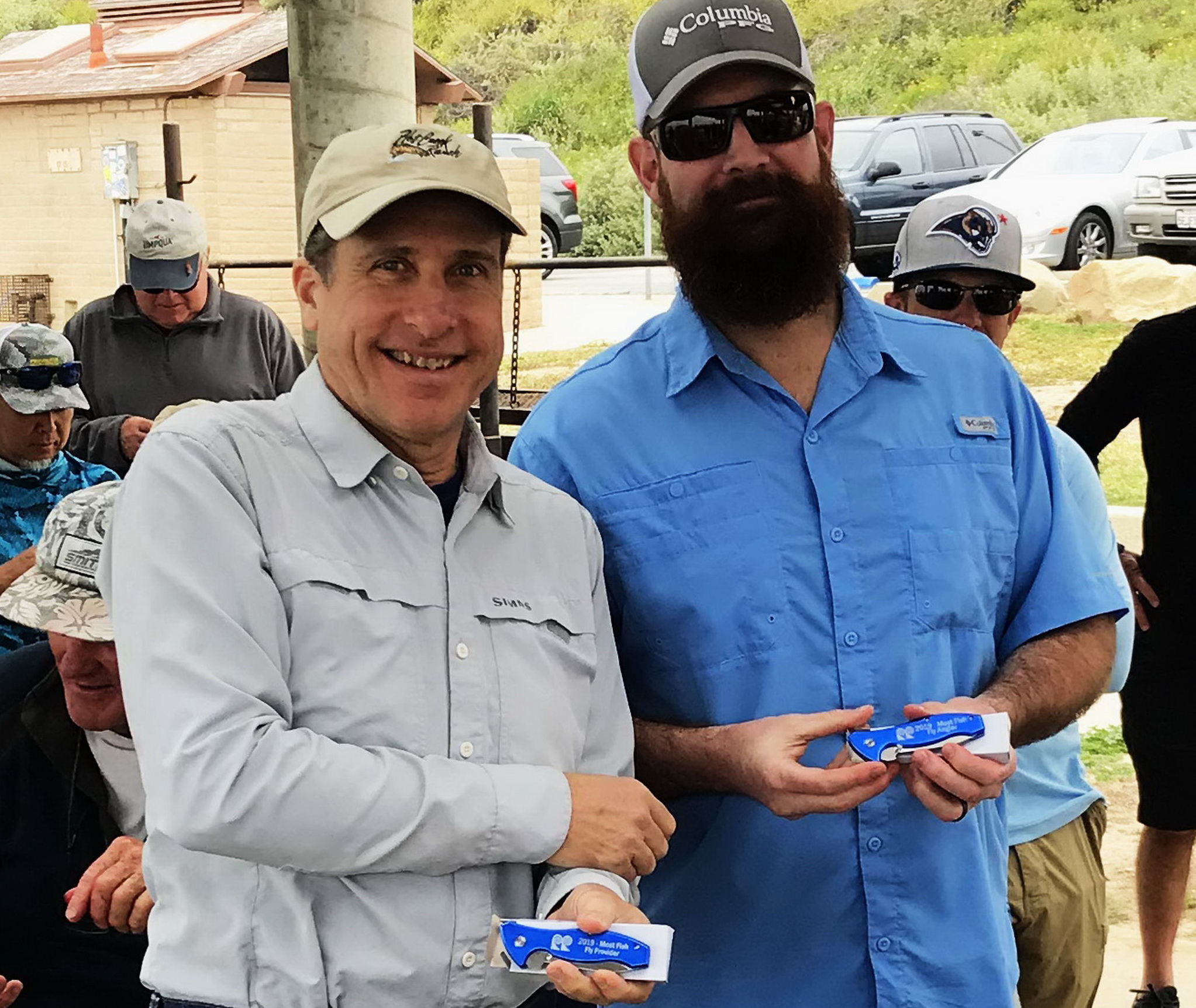 Most Points - Fly Angler/Tyer: Aaron Field (R), Steve Fernandez (L). Photo by Steve Piper